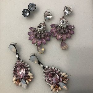 Bebe lot 3 earrings